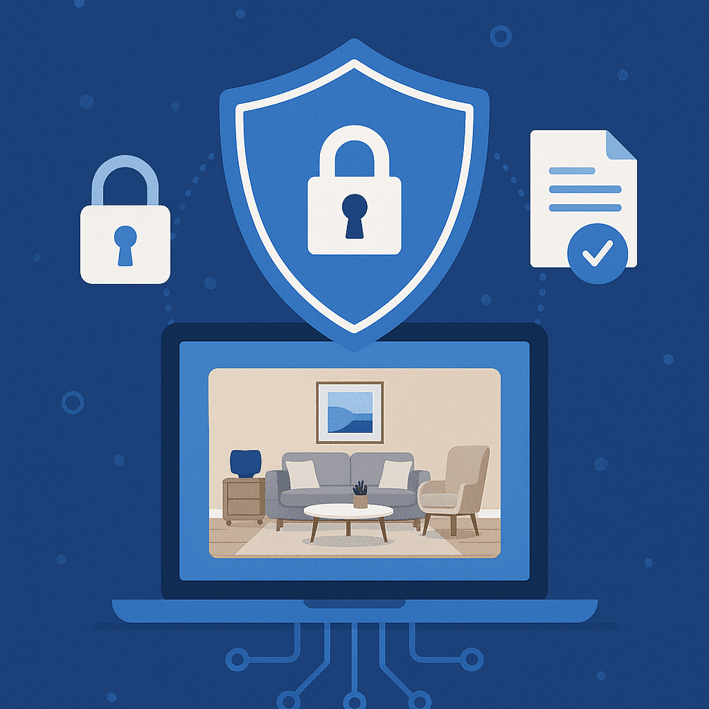 Securing Your Virtual Space: Cybersecurity and Data Privacy in AI Virtual Staging